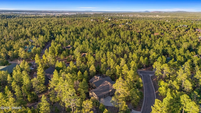 20 W Suncrest Ct, Show Low, AZ 85901 - drone / aerial view with a wooded view