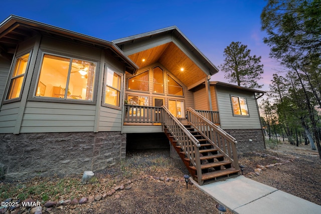 20 W Suncrest Ct, Show Low, AZ 85901 - exterior space with stairway