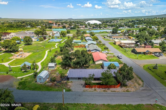 drone / aerial view featuring a residential view