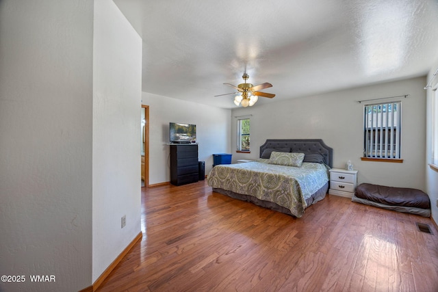 2232 Eagle Ln, Overgaard, AZ 85933 - bedroom featuring wood finished floors and a ceiling fan