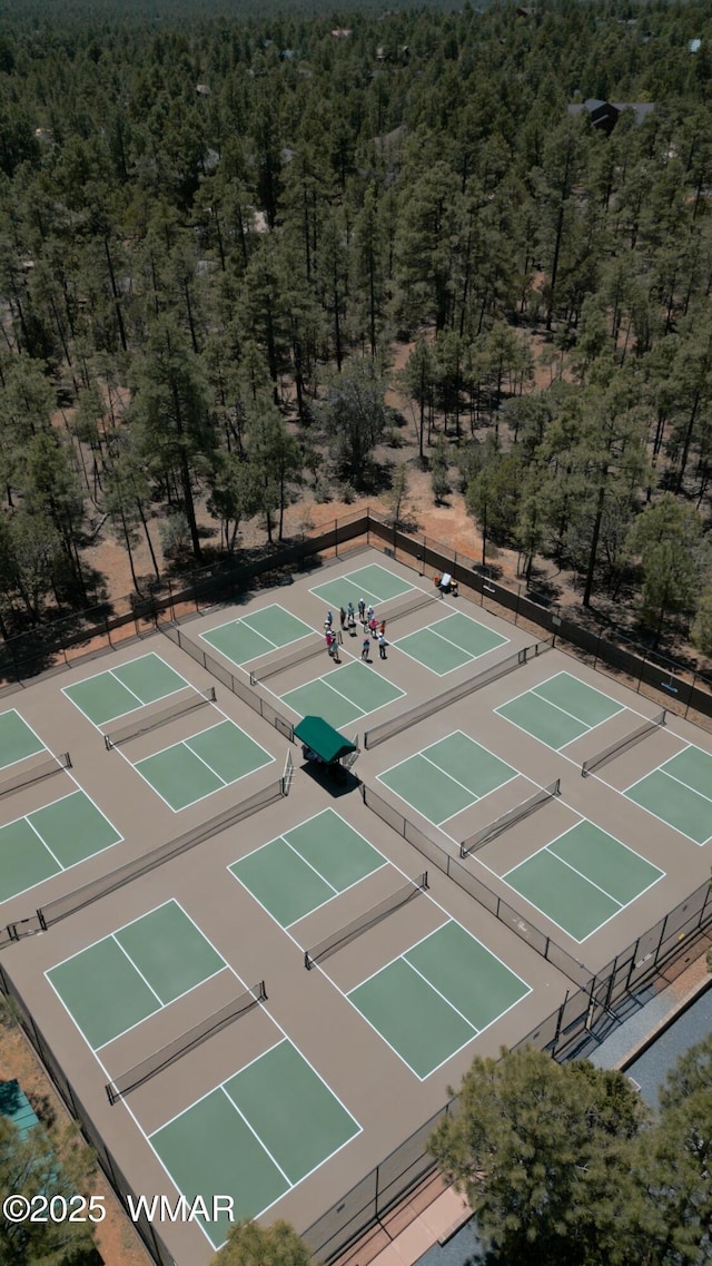 1301 Lakeside Trl Unit Tl2Lot 33, Show Low, AZ 85901 - view of tennis court with a view of trees