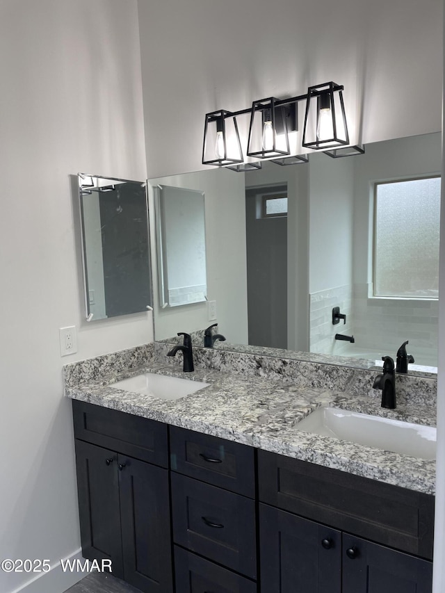 2490 Aspen Run, Pinetop, AZ 85935 - bathroom with double vanity and a sink