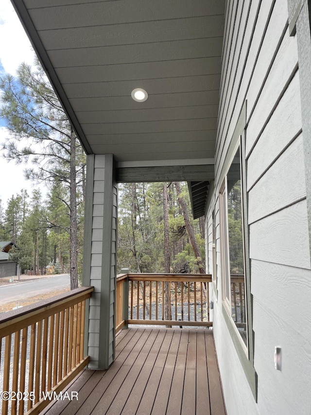 2490 Aspen Run, Pinetop, AZ 85935 - view of deck