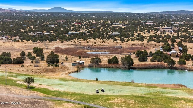 8286 Pinon Dr, Show Low, AZ 85901 - drone / aerial view of a water and mountain view