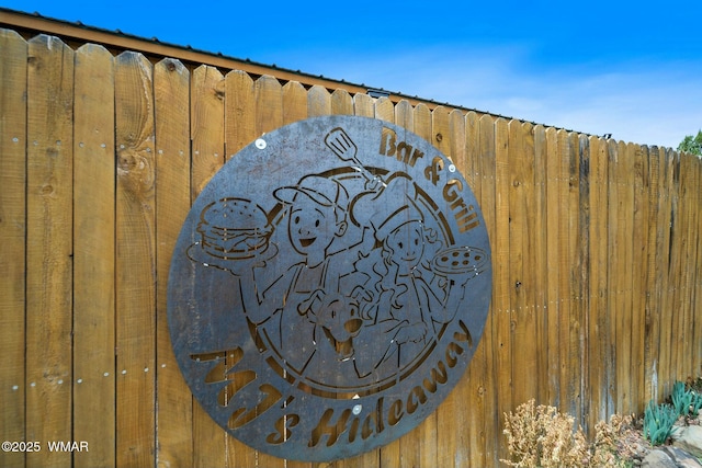 details featuring fence