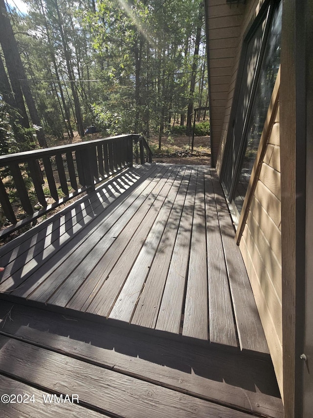 view of deck