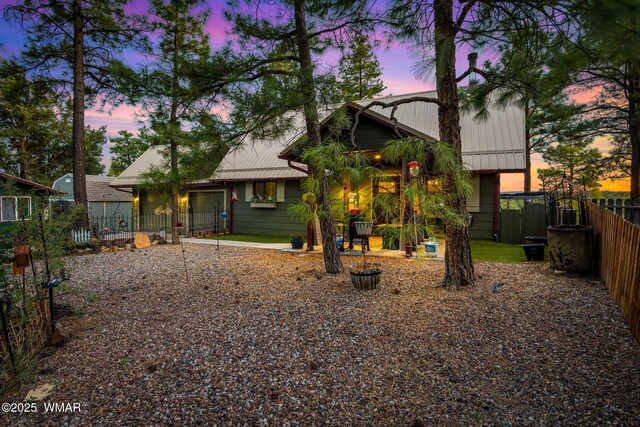 2331 W Rogers Loop, Show Low, AZ 85901 - rear view of house featuring metal roof