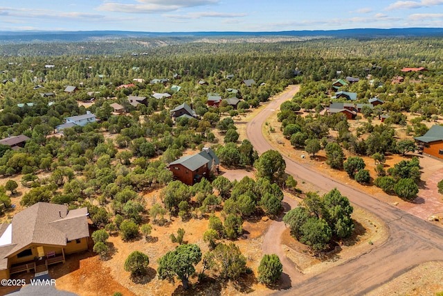 1537 Georgann Cir, Heber, AZ 85928 - bird's eye view of a heavily wooded area