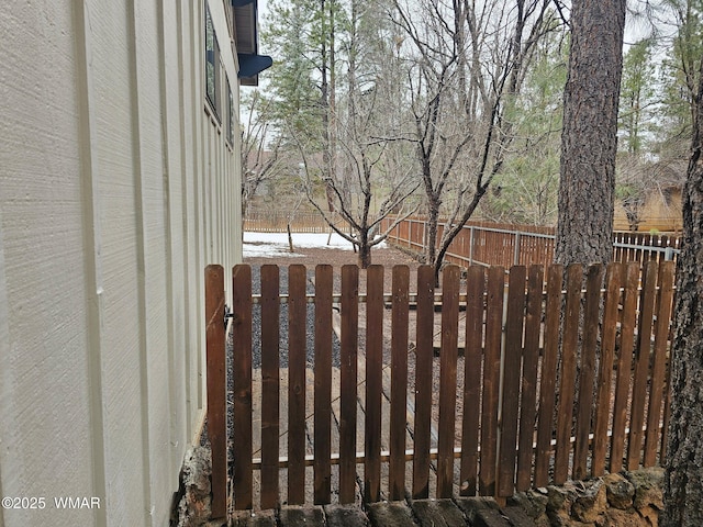 4989 Drifting Snow Loop Unit 4, Pinetop, AZ 85935 - view of gate featuring a fenced backyard