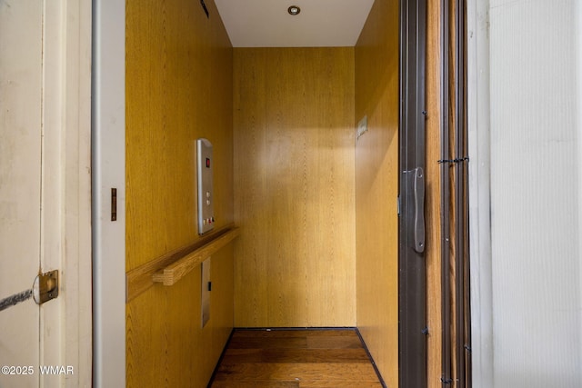 1561 S Canyon Ridge Trl, Show Low, AZ 85901 - corridor with elevator and wood finished floors