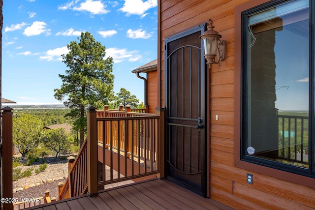 1561 S Canyon Ridge Trl, Show Low, AZ 85901 - view of wooden deck