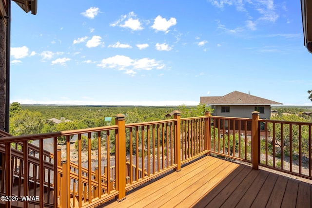 1561 S Canyon Ridge Trl, Show Low, AZ 85901 - view of wooden deck