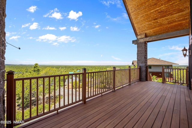 1561 S Canyon Ridge Trl, Show Low, AZ 85901 - view of wooden deck