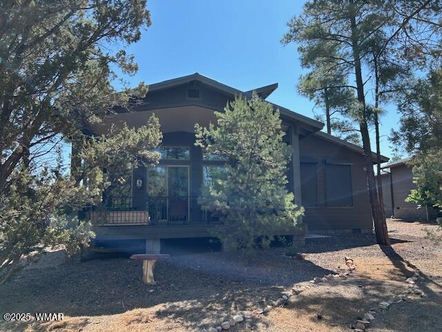 3180 N Eagles Creek Dr, Show Low, AZ 85901 - view of front of house featuring crawl space