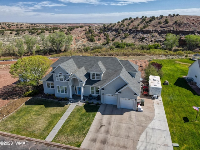 aerial view of property and surrounding area