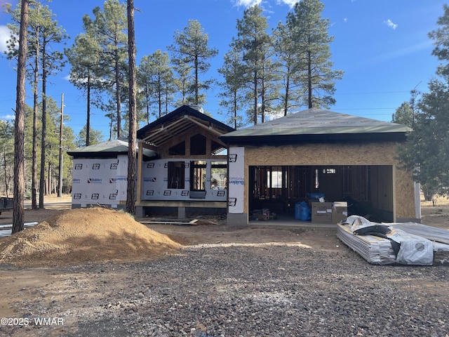 view of front of property with an attached garage