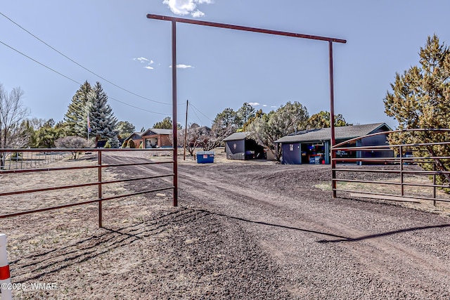 1092 Cedar Dr, Show Low, AZ 85901 - view of road with a gated entry