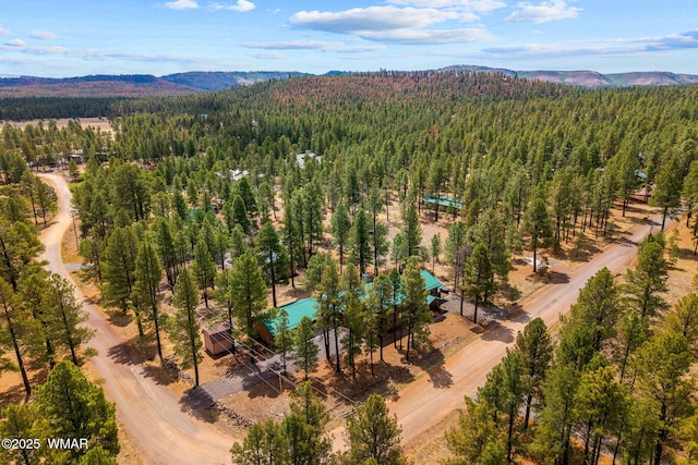 2 Acr 1027, Greer, AZ 85927 - bird's eye view of a heavily wooded area and a mountainous background