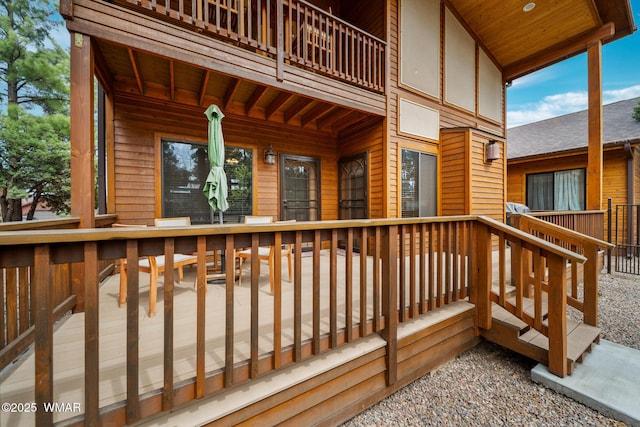 2011 N Lake Breeze Rd, Lakeside, AZ 85929 - view of wooden deck
