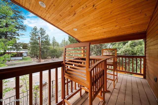 2011 N Lake Breeze Rd, Lakeside, AZ 85929 - view of deck