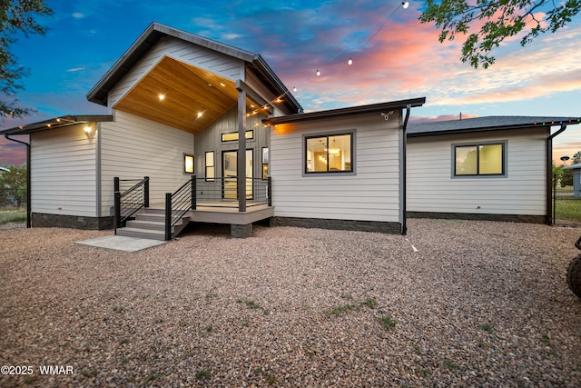 2872 Penny Ln, Lakeside, AZ 85929 - back of house featuring crawl space