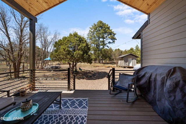 2872 Penny Ln, Lakeside, AZ 85929 - view of deck