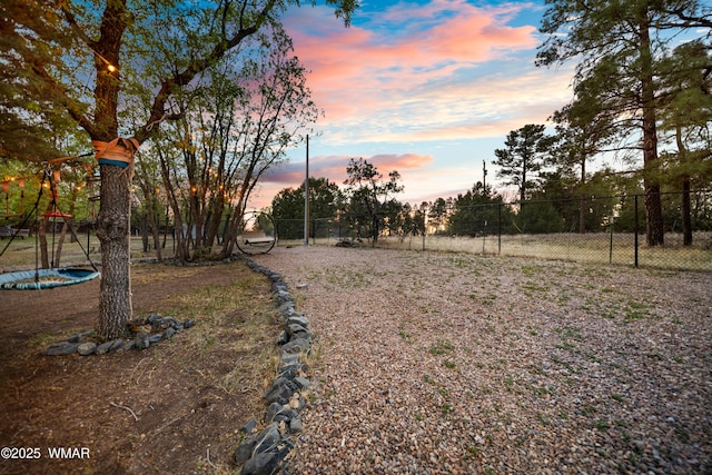 2872 Penny Ln, Lakeside, AZ 85929 - yard at dusk with a playground