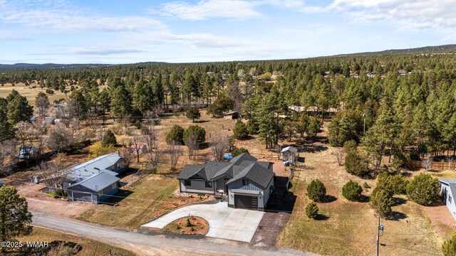 2872 Penny Ln, Lakeside, AZ 85929 - view from above of property featuring a heavily wooded area