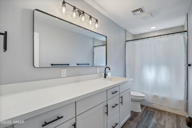 261 S 5th Pl, Show Low, AZ 85901 - full bathroom with vanity and wood finished floors