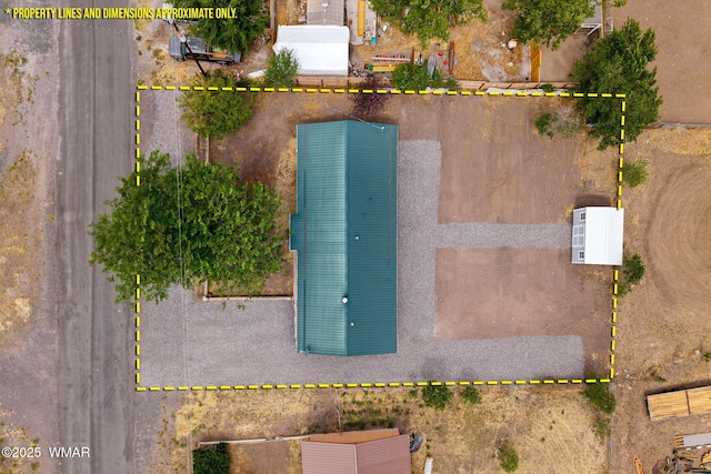 236 E 6th St, Eagar, AZ 85925 - aerial overview of property's location with property boundaries highlighted