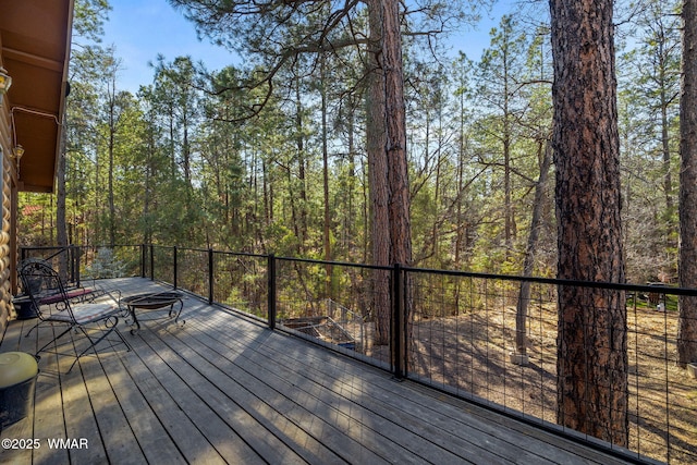 4584 Cub Lake Rd, Show Low, AZ 85901 - view of deck
