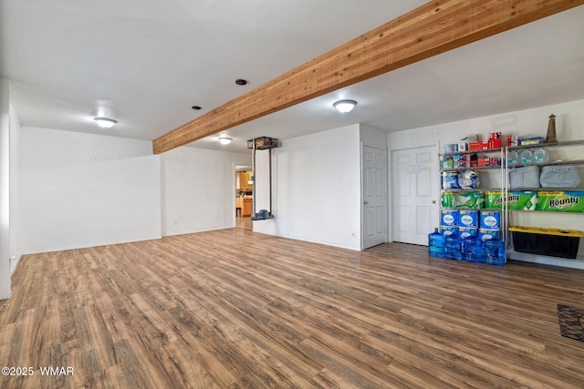 1825 E Woodchuck Ln, Pinetop, AZ 85935 - finished basement with wood finished floors