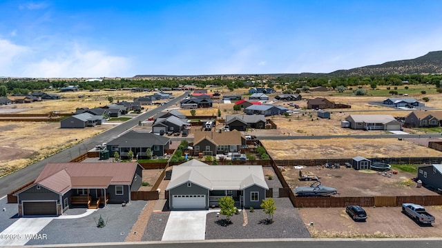 289 N Divot Dr, Eagar, AZ 85925 - aerial view of residential area featuring a mountain backdrop