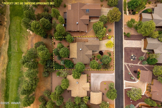 380 N Retreat Dr, Show Low, AZ 85901 - aerial overview of property's location featuring property boundaries highlighted