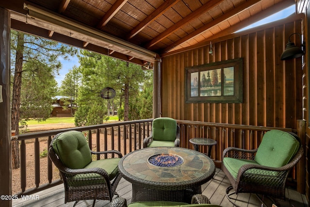 380 N Retreat Dr, Show Low, AZ 85901 - view of deck