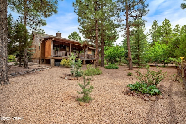 380 N Retreat Dr, Show Low, AZ 85901 - view of yard featuring a deck