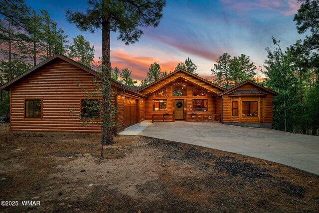 1430 E Pine Oaks Dr, Show Low, AZ 85901 - view of front of property with faux log siding