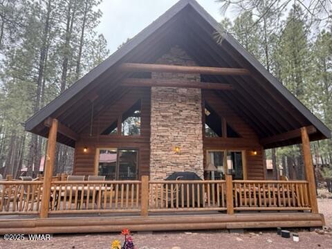 view of home's community with a deck