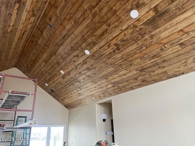 2730 Church Ln, Overgaard, AZ 85933 - room details featuring wooden ceiling