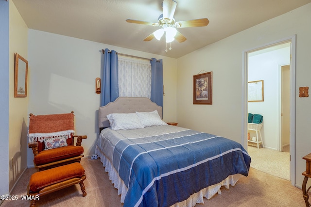 2045 Silver Creek Dr, Show Low, AZ 85901 - bedroom featuring carpet flooring and a ceiling fan