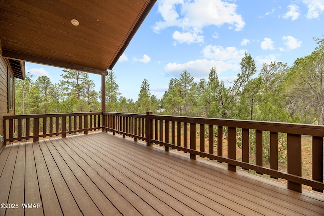 2759 Panther Cir, Overgaard, AZ 85933 - view of wooden terrace