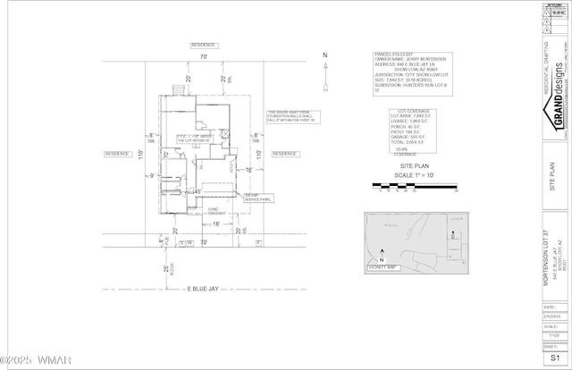 840 E Blue Jay Ln, Show Low, AZ 85901 - view of property floor plan
