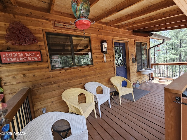 view of deck