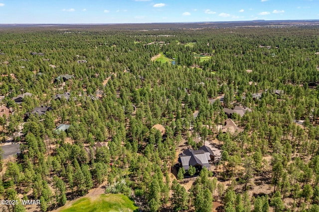 4040 W Ninebark Ln, Show Low, AZ 85901 - aerial view of property and surrounding area with a heavily wooded area