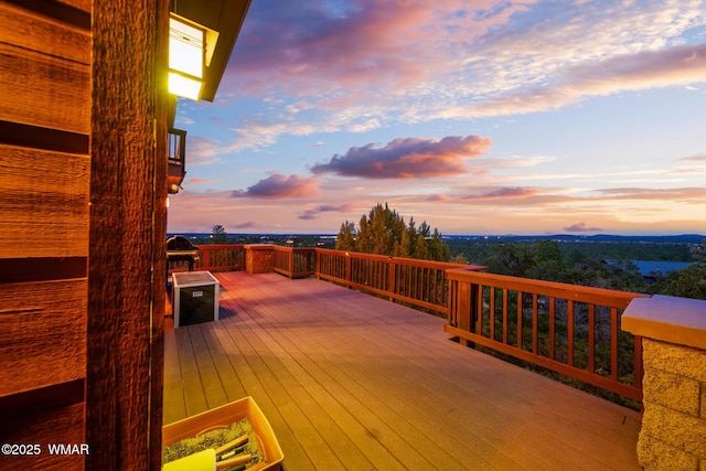 1511 S Canyon Ridge Trl, Show Low, AZ 85901 - view of wooden terrace