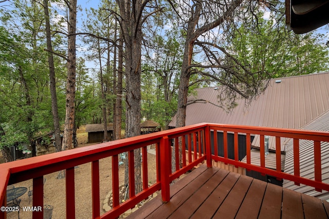 2444 S Jan Ln, Pinetop, AZ 85935 - view of deck