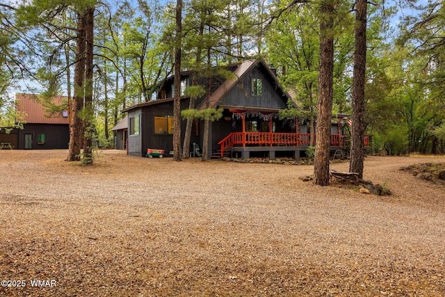 2444 S Jan Ln, Pinetop, AZ 85935 - chalet / cabin with a wooden deck