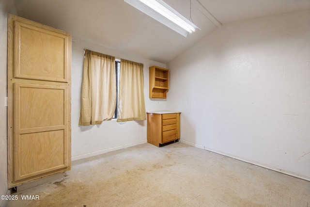 3510 Sunset Ln, Lakeside, AZ 85929 - unfurnished room with baseboards, light carpet, and a skylight