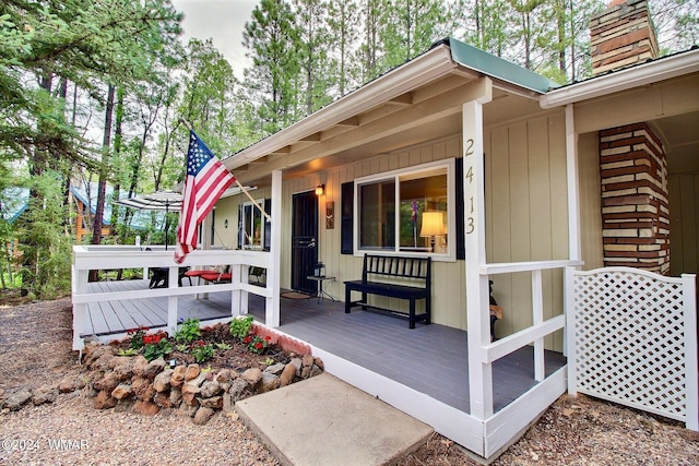 2413 Lupine Cir, Pinetop, AZ 85935 - view of deck