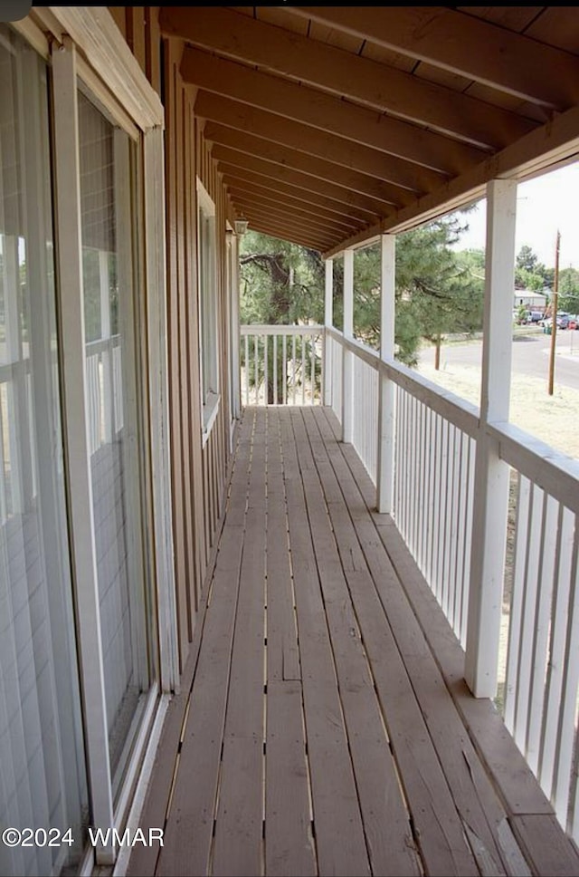 view of deck